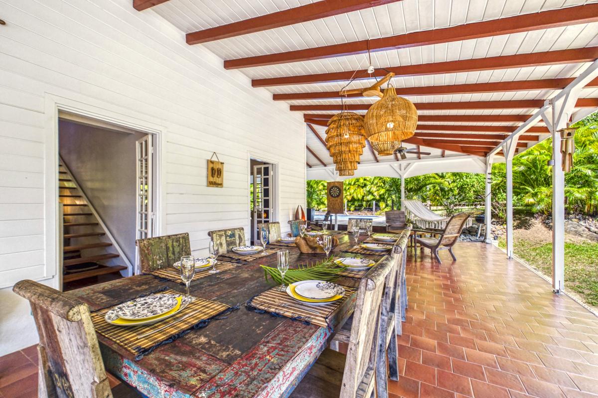 18.Location villa piscine Grande Anse 200m Deshaies Guadeloupe